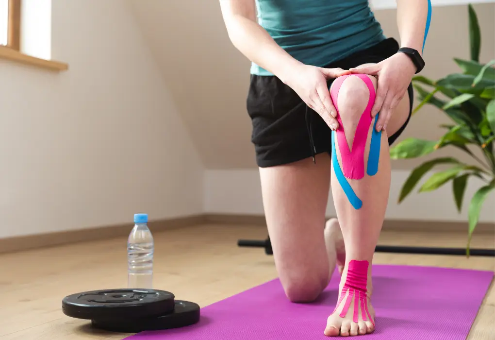 Kinesiotaping, jak stosować tejpy